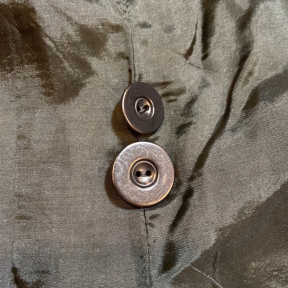 Vintage Greta Garbo Collection Double Breasted Pin Stripe Jacket. Made in Italy. - Picture 10 of 13